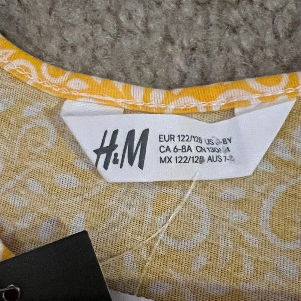 H&M Sunny Yellow Kids Dress